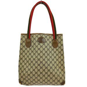 Gucci Beige PVC GG Tote Handbag 02-4889.58 YQ03706 BN03